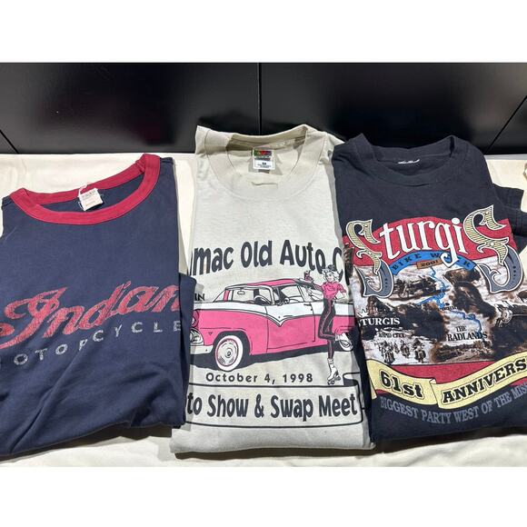 Vintage T-shirt 5 pack!! Extra Large and Large Sizes. All Vintage In good condi - Picture 3 of 3